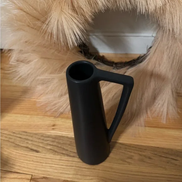Threshold, Stoneware- vase, pitcher, vessel, 12.5 inches tall, Black - Picture 2 of 5
